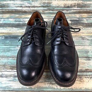 Vionic Bruno Oxford Dress Shoes Mens Size 8.5M Black Leather Formal